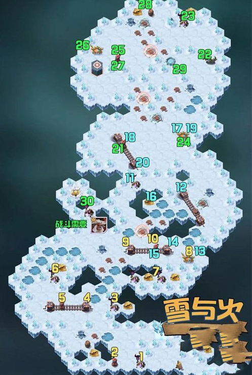 《剑与远征》雪与火最新通关路线汇总分享